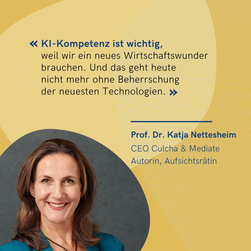 Statement von Prof. Dr. Katja Nettesheim, CEO Culcha & Mediate