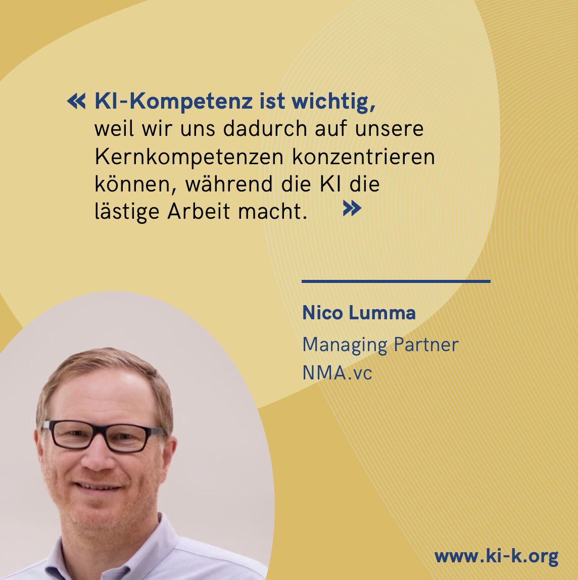 Statement von Nico Lumma, Managing Partner NMA.vc